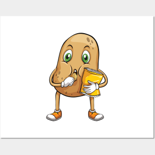 Potato - Funny Potato Design Posters and Art